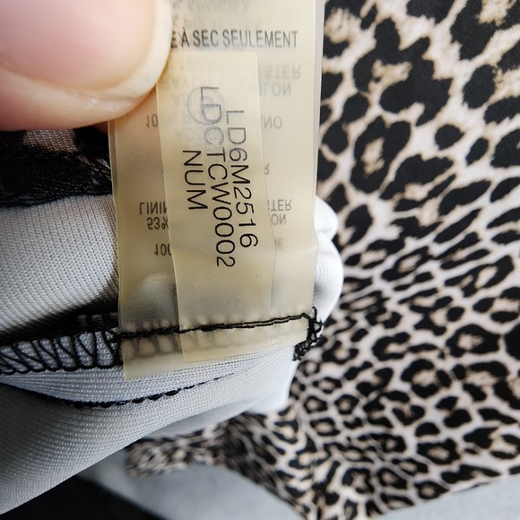 KARL LAGERFELD Paris‎ Sleeveless Leopard Print Dress Womens Size 2 NEW w/ Tag - Picture 12 of 15